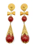 Jennifer Gibson Jewellery 1970s Filigree Bomb earrings - Gold