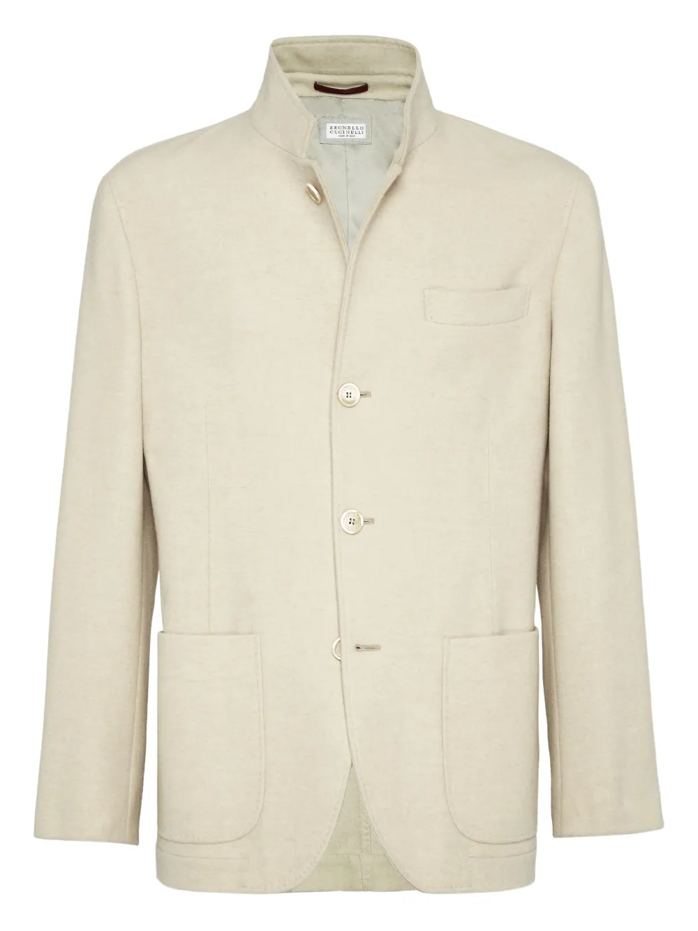 Brunello Cucinelli cashmere blazer | Neutrals | Image 1