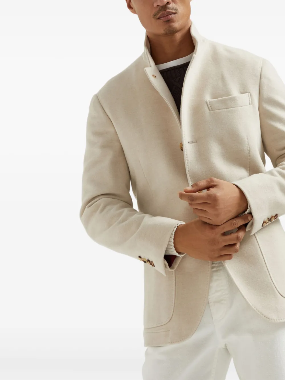 Brunello Cucinelli Kasjmier blazer Beige