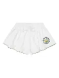 ZIMMERMANN Kids Tallow embroidered terry shorts - White
