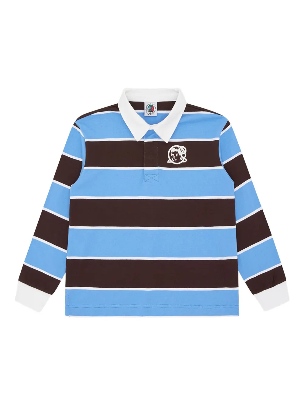 Billionaire Club Kids Gestreept poloshirt Blauw