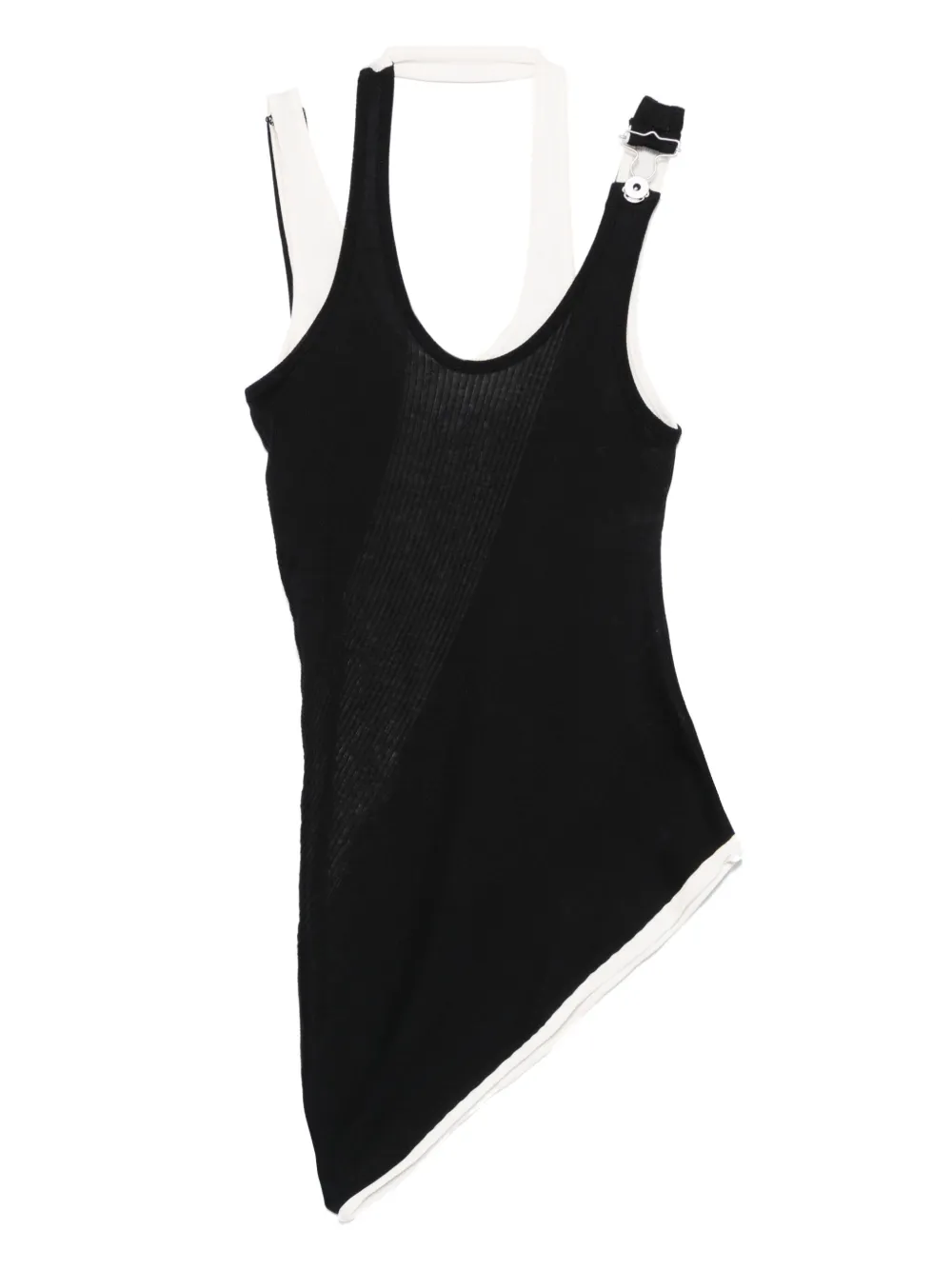 Jean Paul Gaultier layered tank top | Black | Image 1