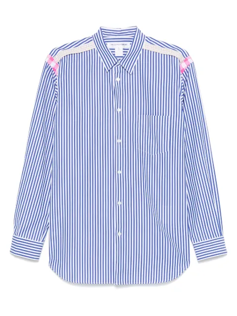 Comme Des Garçons Shirt camisa con rayas estampadas