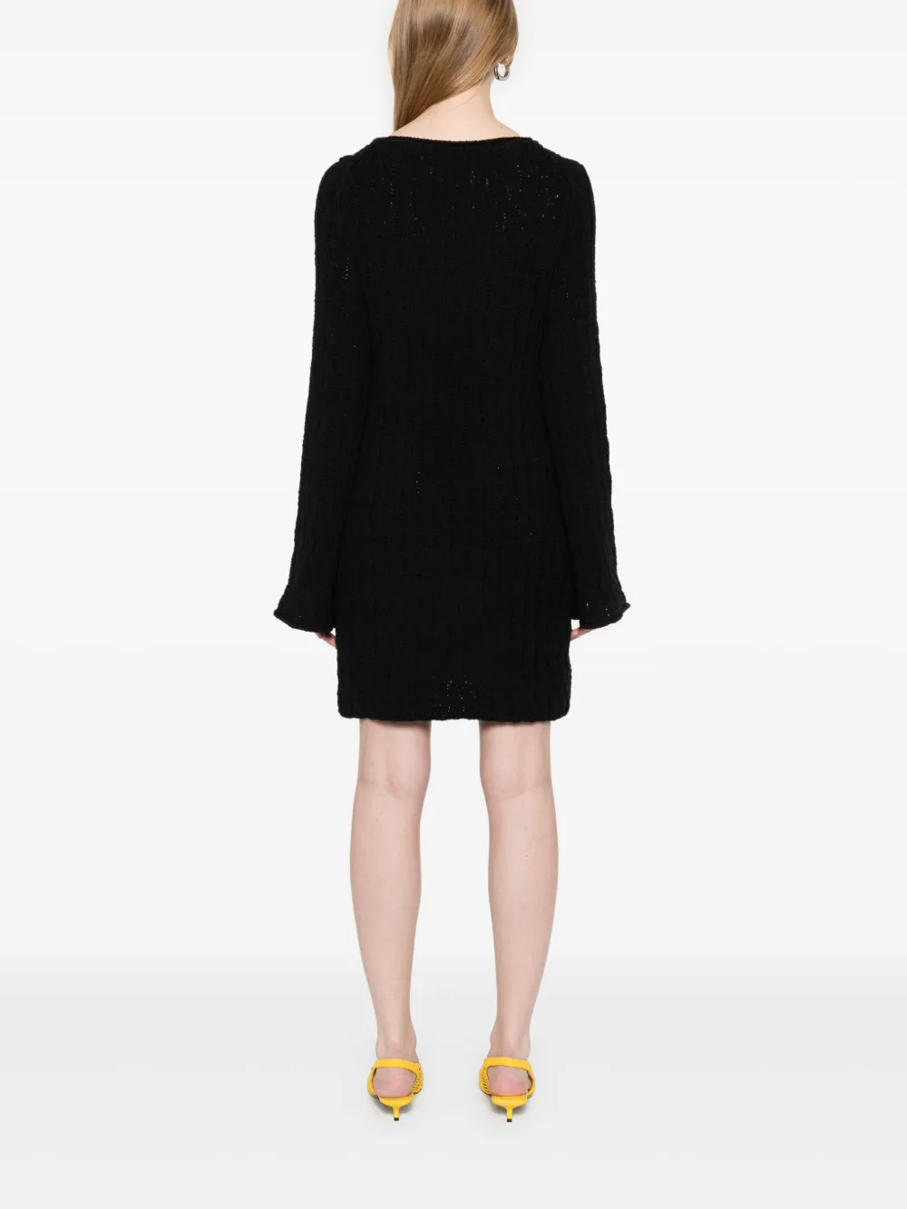 LouLou de Saison Aisala mini-jurk Zwart