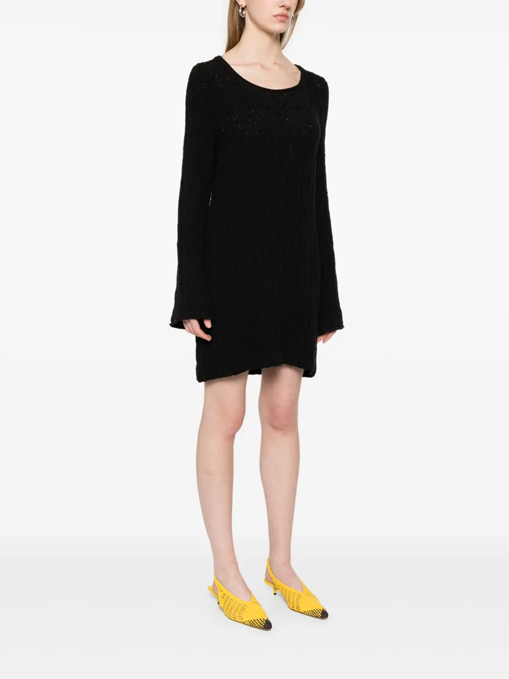 LouLou de Saison Aisala mini-jurk Zwart