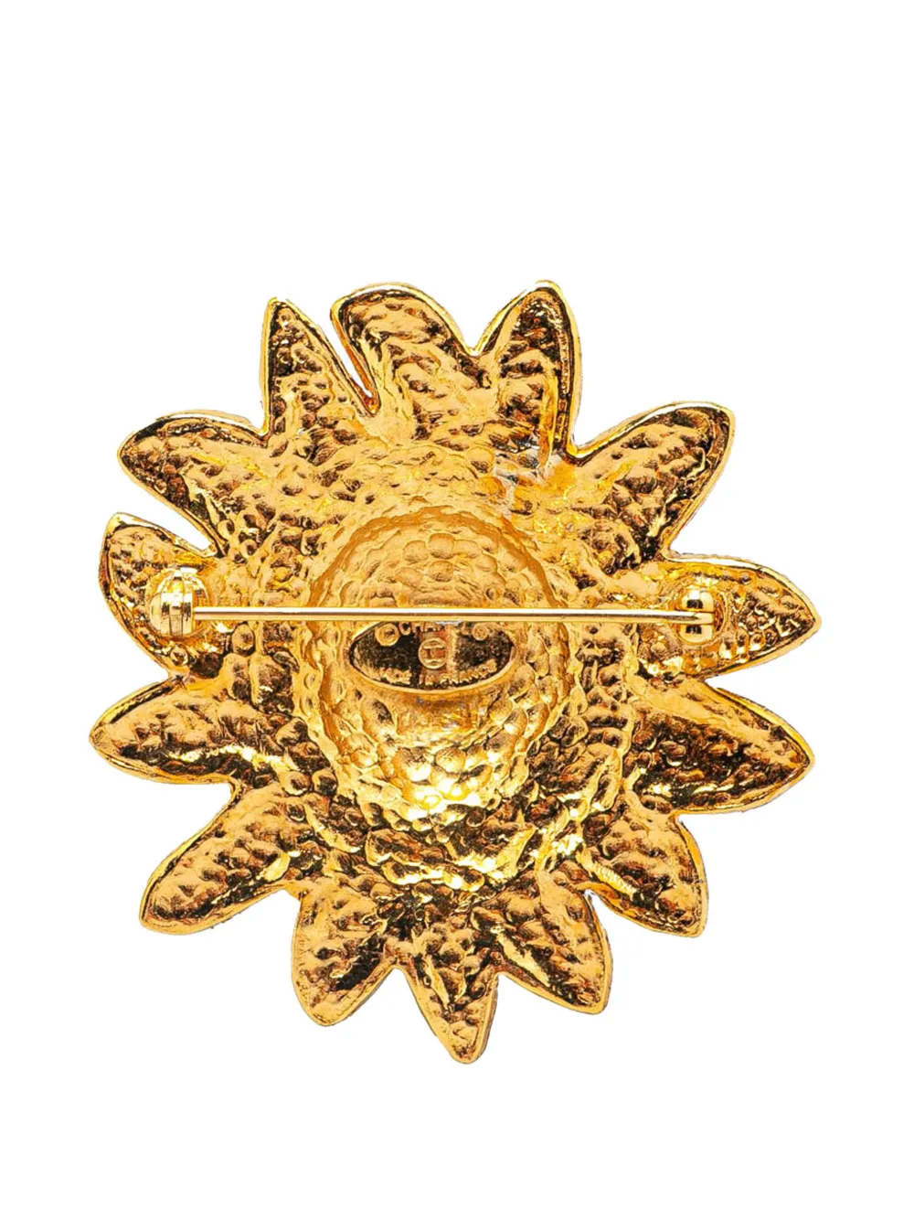 CHANEL Pre-Owned 20th Century Gold Plated Lion Pin Brooch costume brooch | Image 2