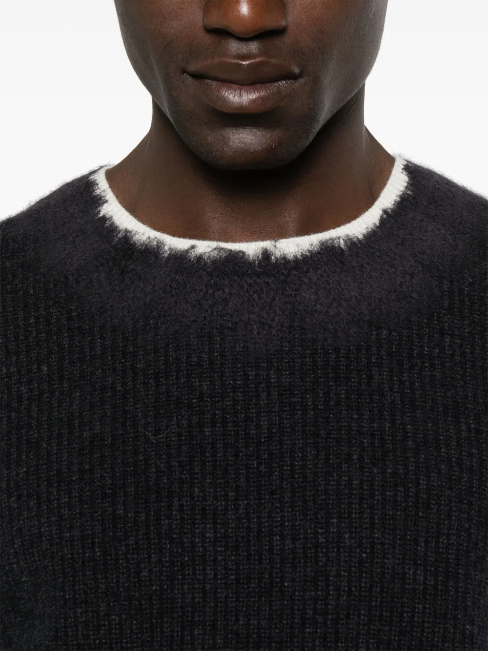 Kangra Cashmere Contrasting-trim Sweater