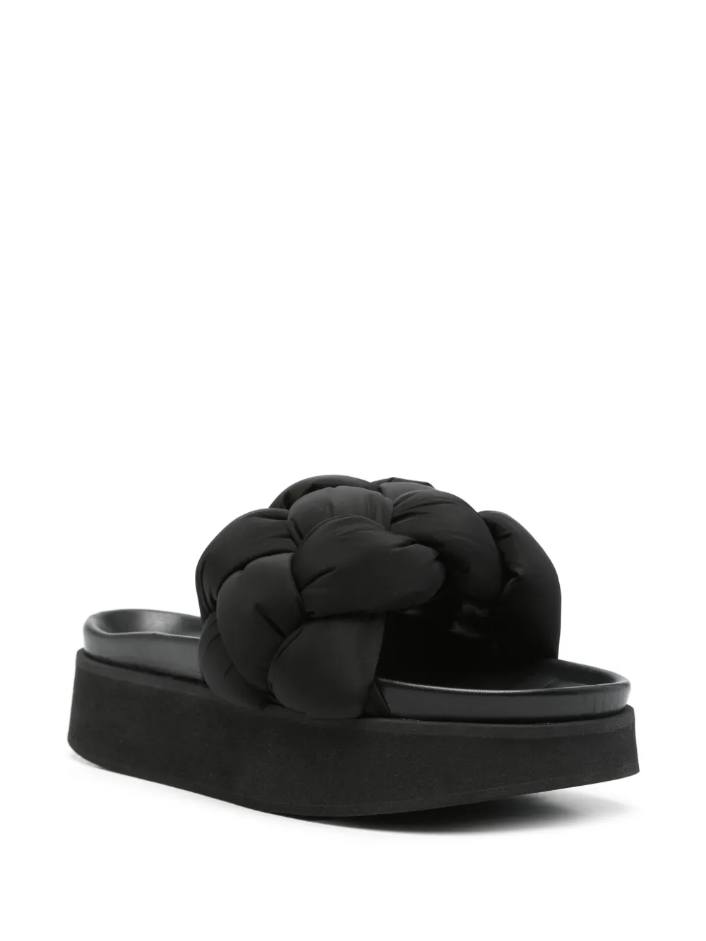 Inuikii Gevlochten sandalen - Zwart