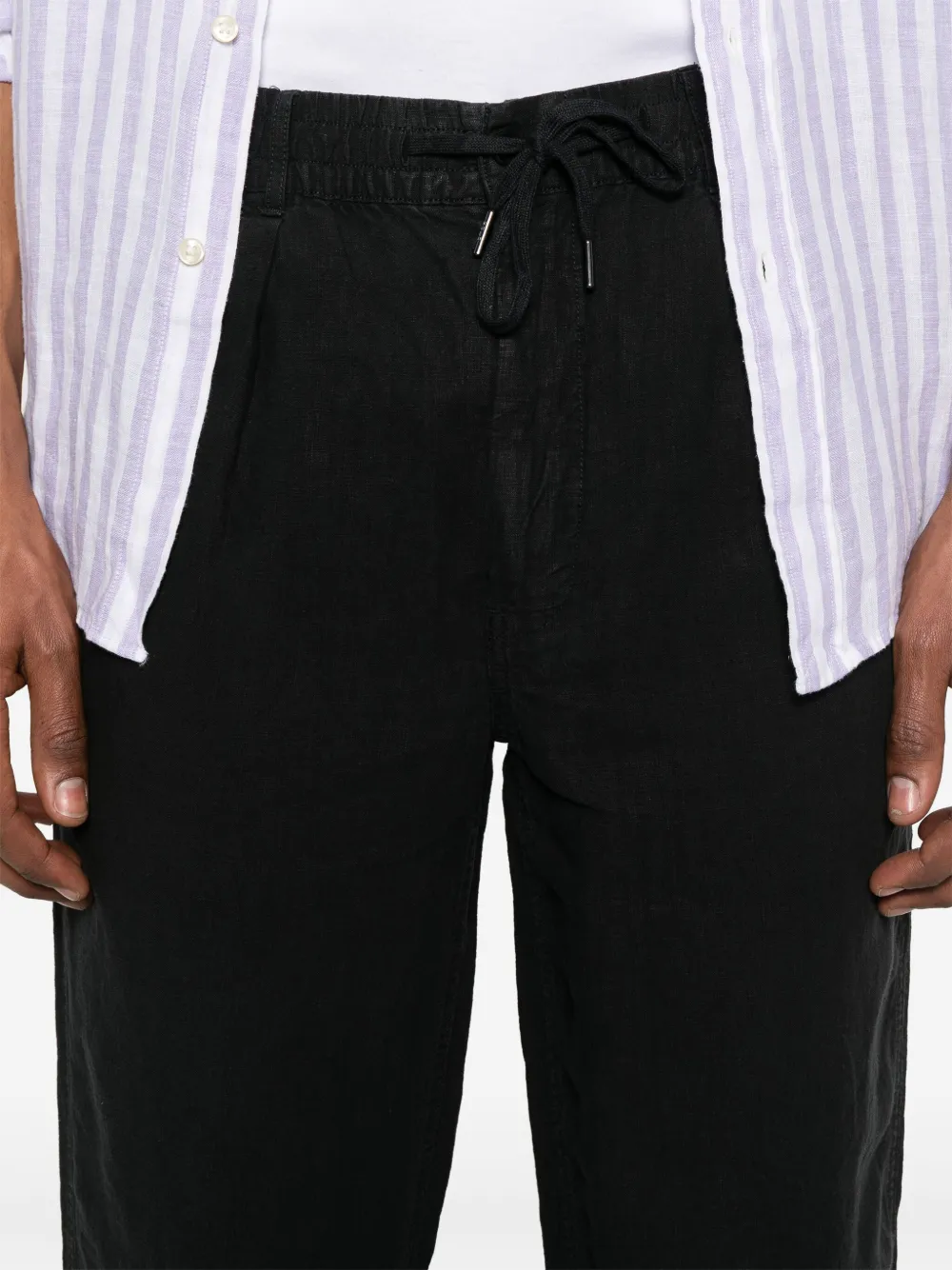 Polo Ralph Lauren Linnen broek Zwart