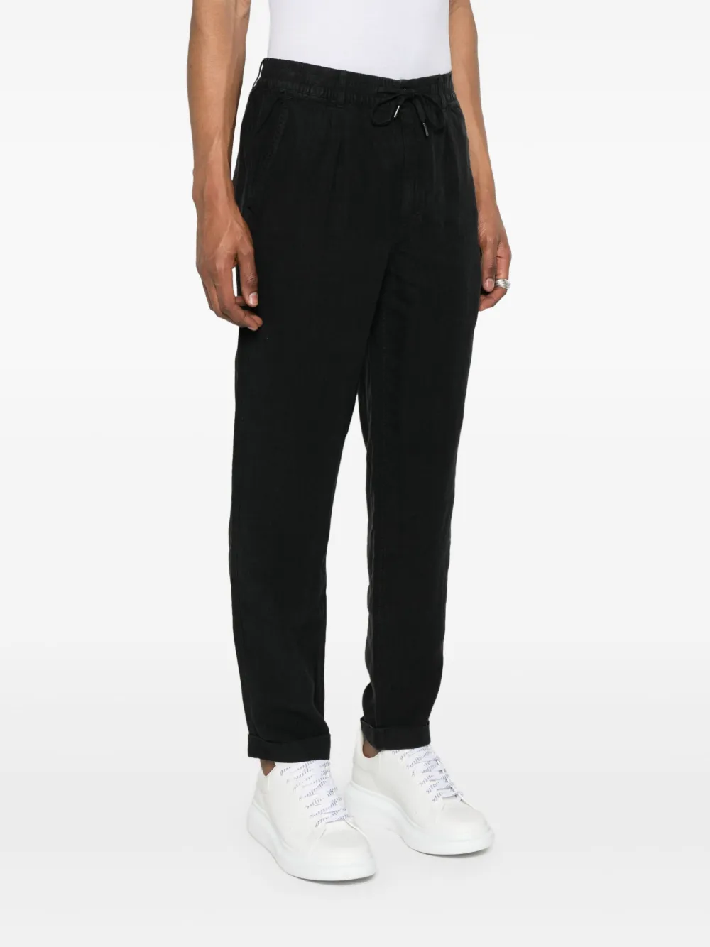 Polo Ralph Lauren Linnen broek Zwart
