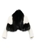 Burc Akyol faux-fur-trimmed jacket - White