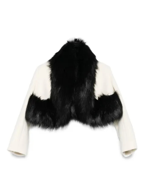 Burc Akyol faux-fur-trimmed jacket