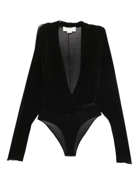 Burc Akyol draped jersey bodysuit