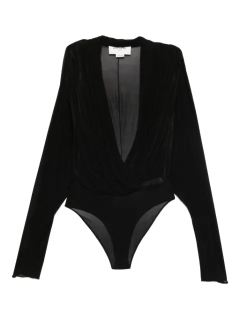 Burc Akyol draped jersey bodysuit