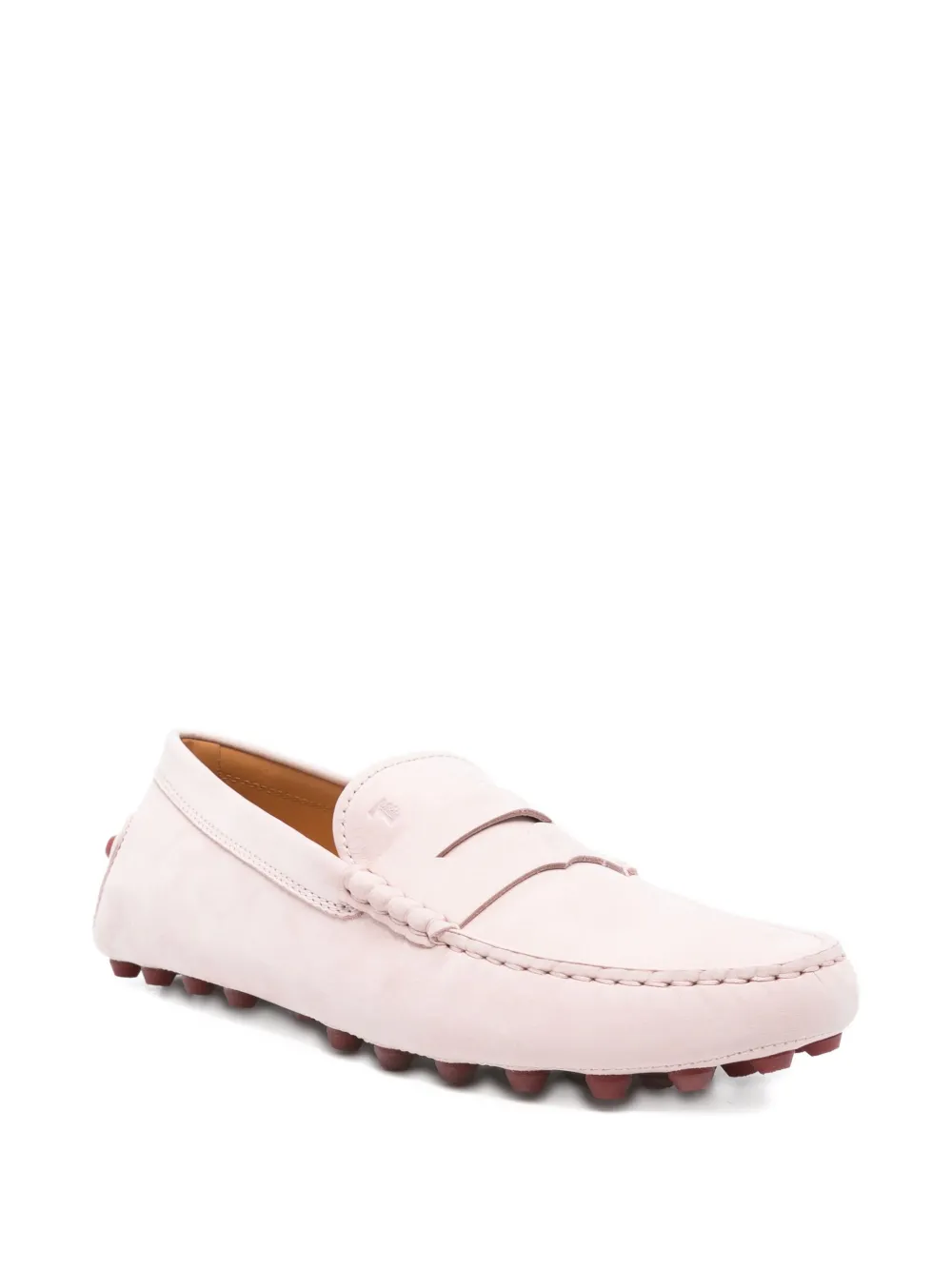 Tod's Gommino Bubble pebble-detail loafers - Roze