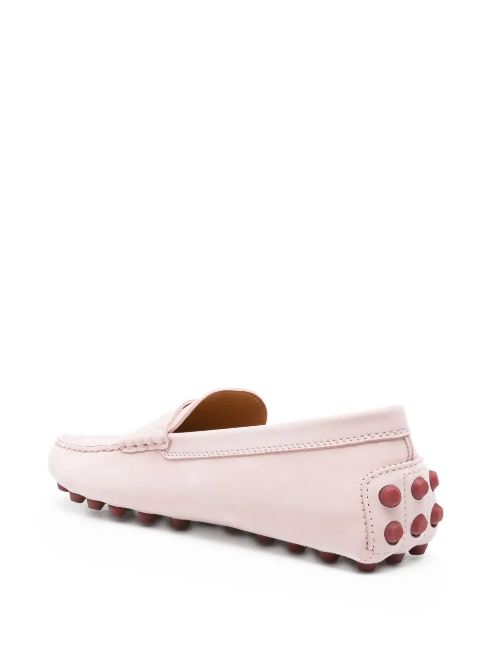 Tod's Gommino Bubble pebble-detail loafers Roze