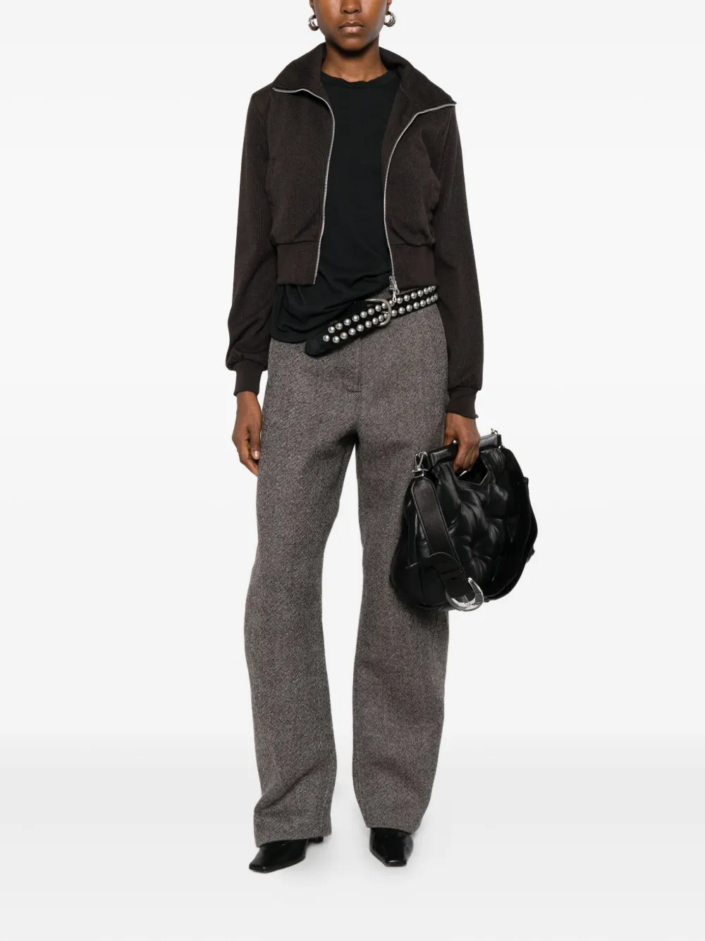 OUR LEGACY ジップアップ カーディガン | ブラウン | FARFETCH JP