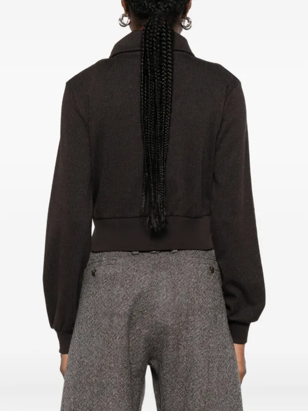 新品 Our Legacy ジップアップ カーディガン OUR LEGACY ジップアップ カーディガン | ブラウン | FARFETCH JP