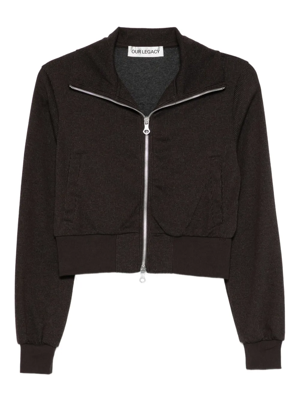 OUR LEGACY zip-up cardigan - Marrone