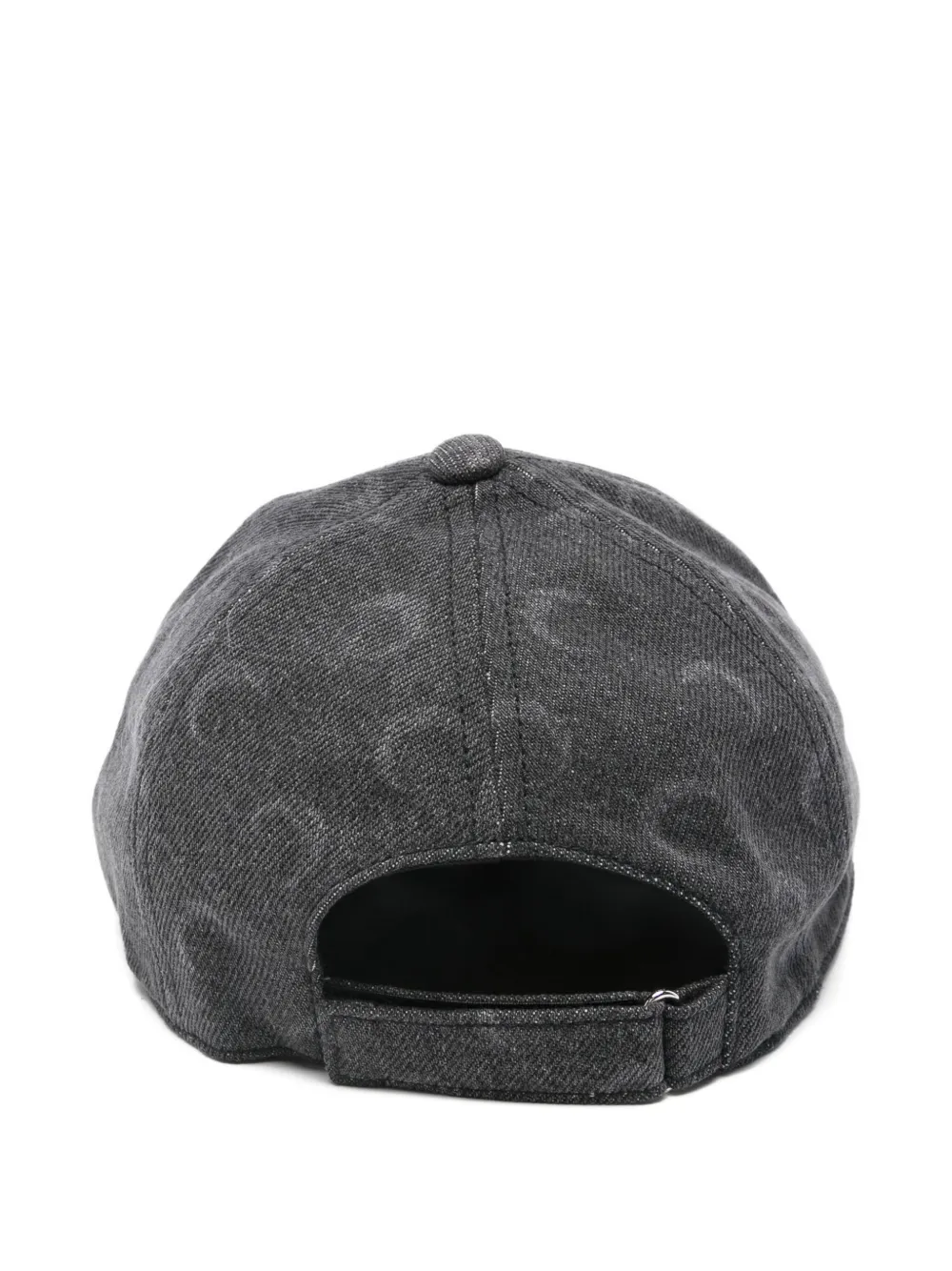 Marine Serre Denim honkbalpet met maan - Grijs