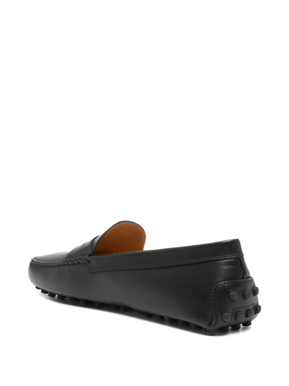 Tod's logo-detail driving loafers Black