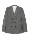 Givenchy peak-lapel wool blazer - Grey