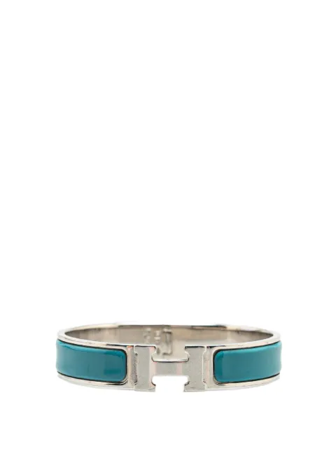 Hermès Pre-Owned 20th Century Narrow Enamel Clic H Bracelet PM costume bracelet