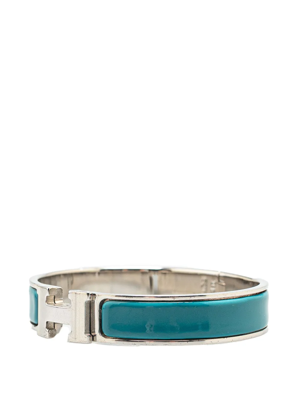 Hermès Pre-Owned 20th Century Narrow Enamel Clic H Bracelet PM costume bracelet | Image 2