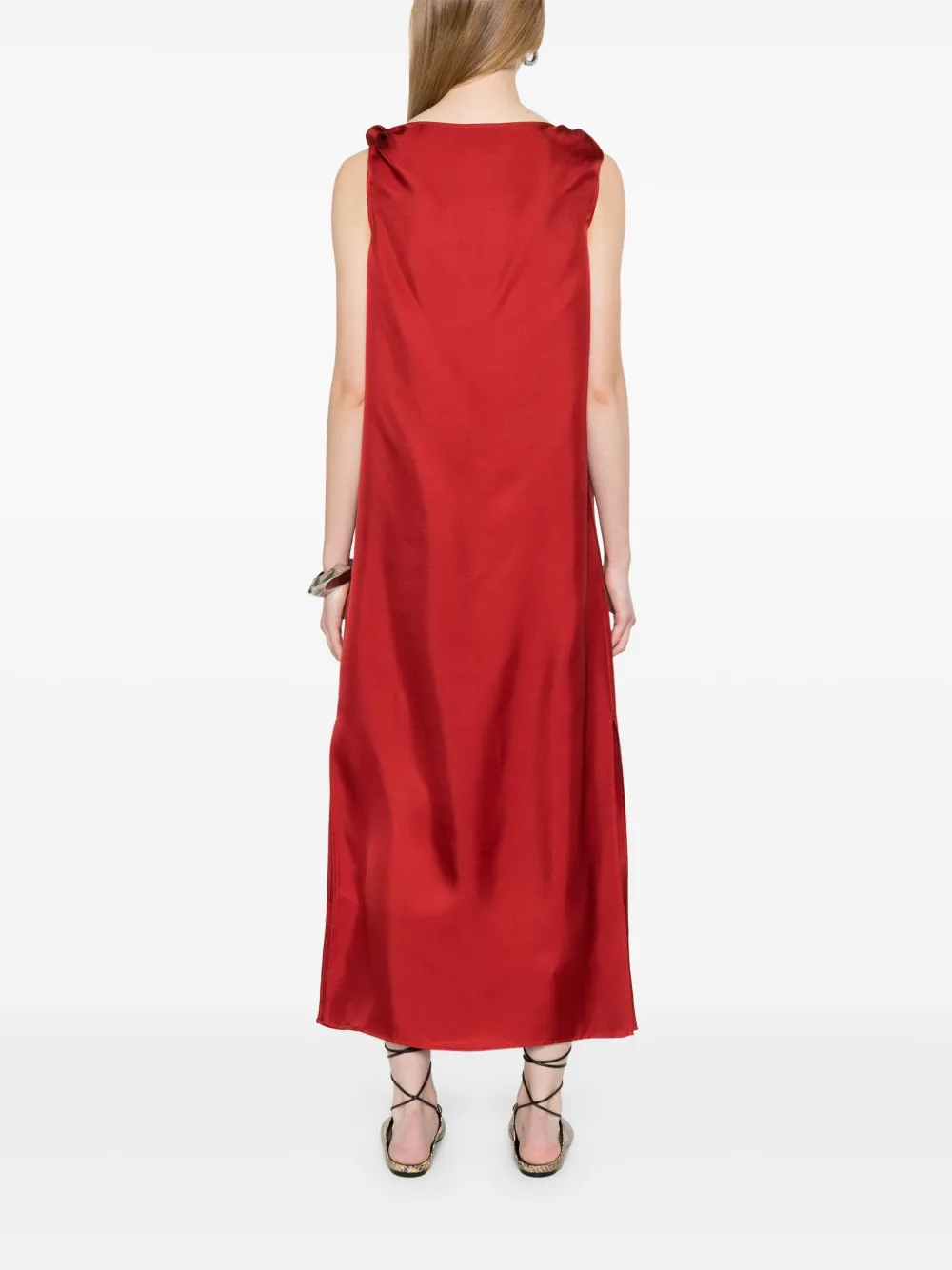 LouLou de Saison Moun midi-jurk Rood