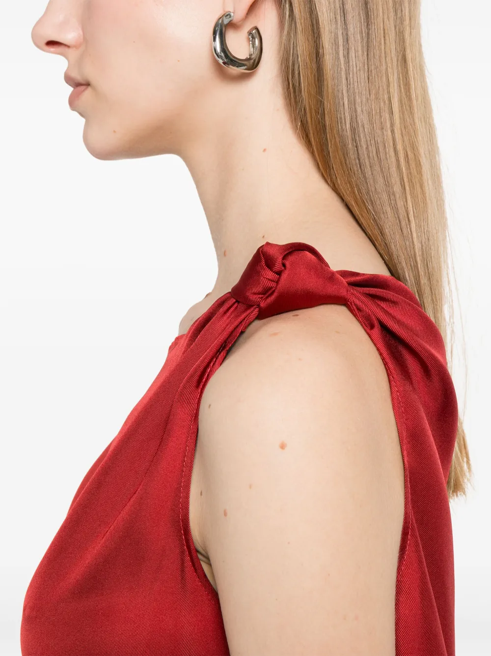 LouLou de Saison Moun midi-jurk Rood