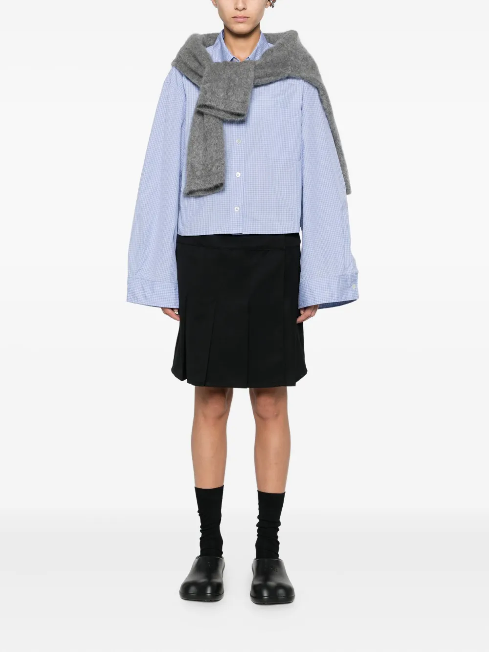 OUR LEGACY Aline long-sleeved shirt - Blauw