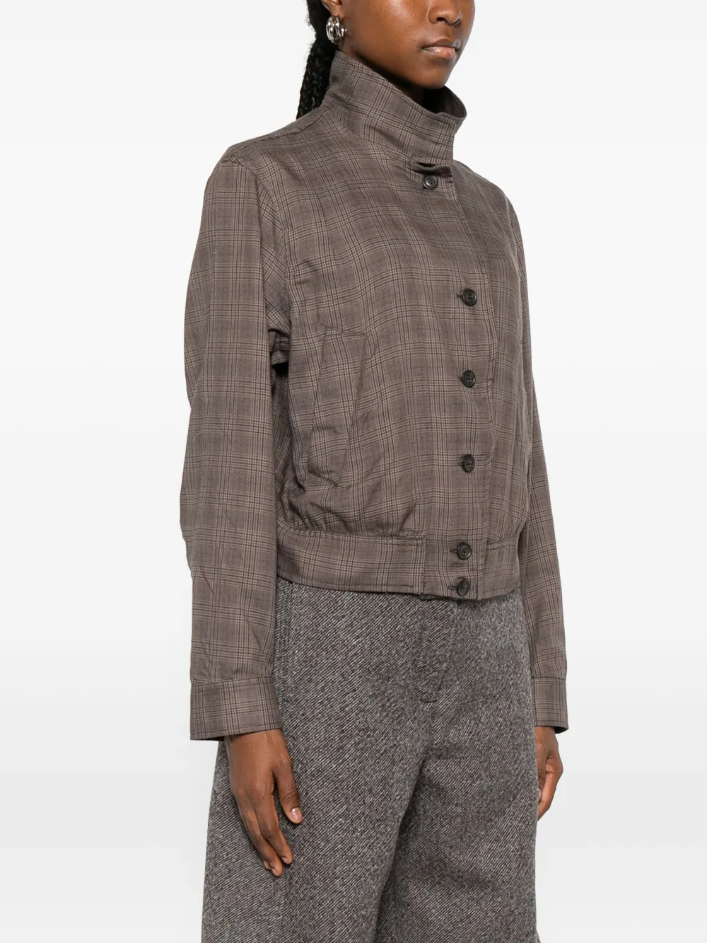 OUR LEGACY Geruit button-up bomberjack Bruin