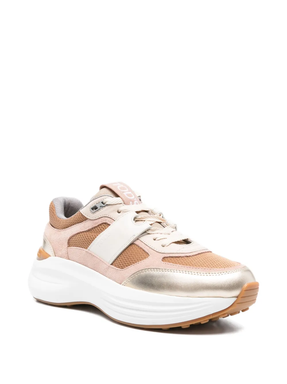 Tod's platform mesh sneakers - Roze