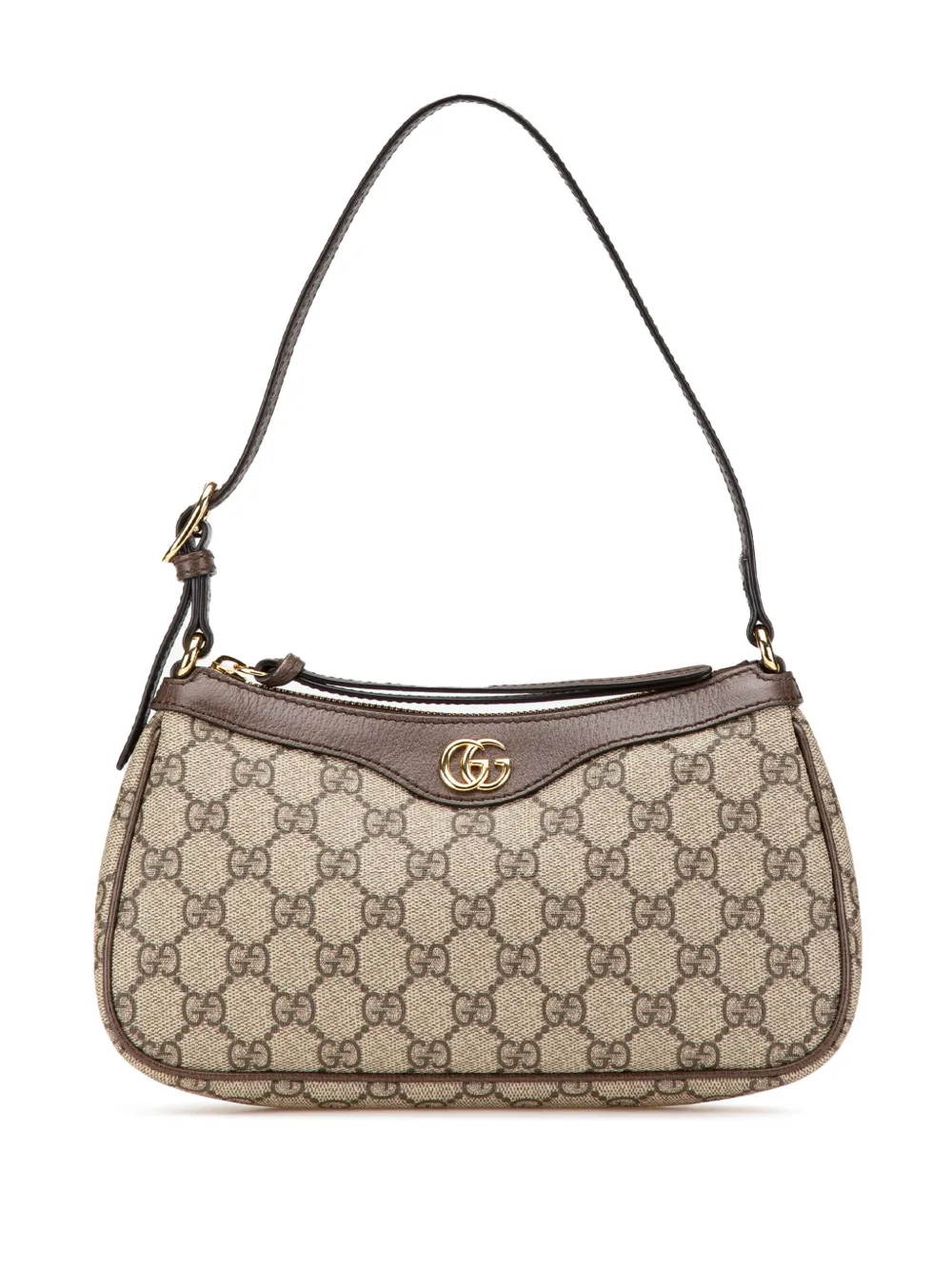 Gucci Pre-Owned 2016-2024 スモール GGスプリーム オフィディア ショルダーバッグ - ブラウン Gucci Pre-Owned 2016-2024 スモール GGスプリーム オフィディア ショルダーバッグ - ブラウン
