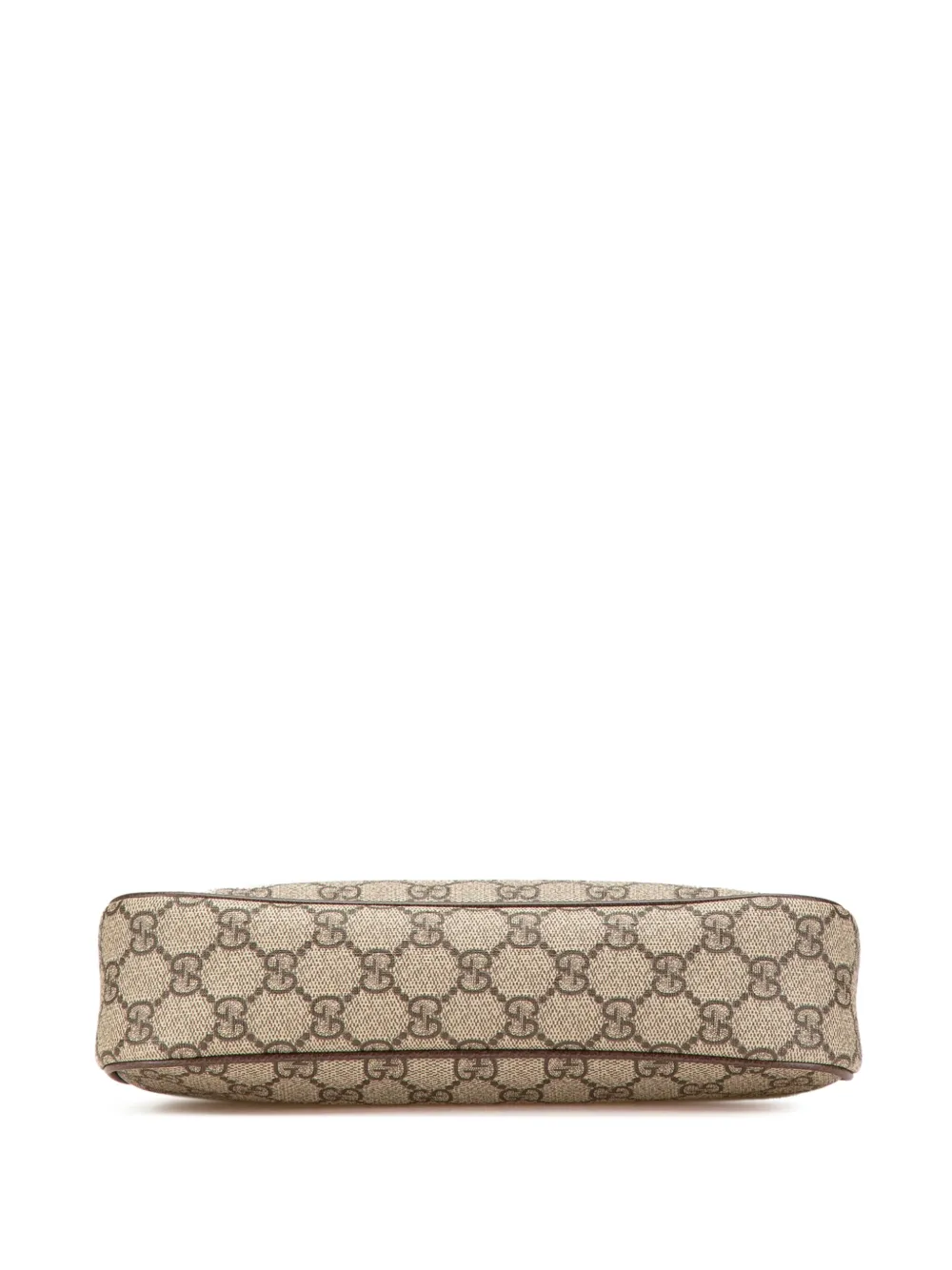 Pre-owned Gucci 2016-2024 Small Gg Supreme Ophidia Shoulder Bag In Brown