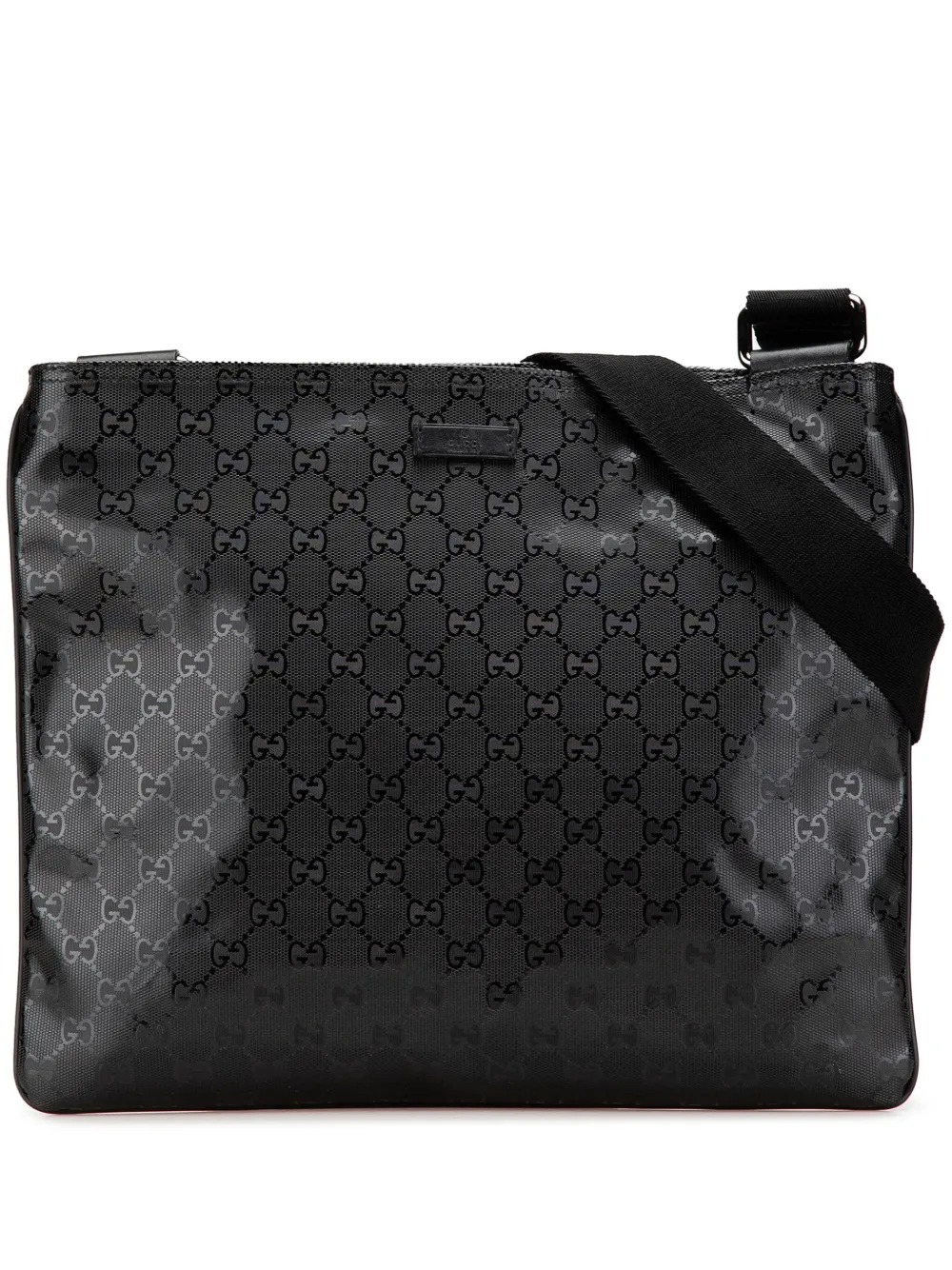 Gucci Pre-Owned 2000-2015 GG インプライム ショルダーバッグ - ブラック Gucci Pre-Owned 2000-2015 GG インプライム ショルダーバッグ - ブラック