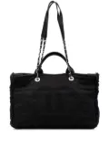 CHANEL Pre-Owned 2019 Medium CC Double Face Deauville Tote satchel - Black