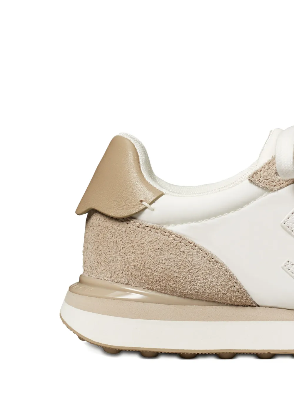 Tory Burch Destiny suede-panel sneakers White