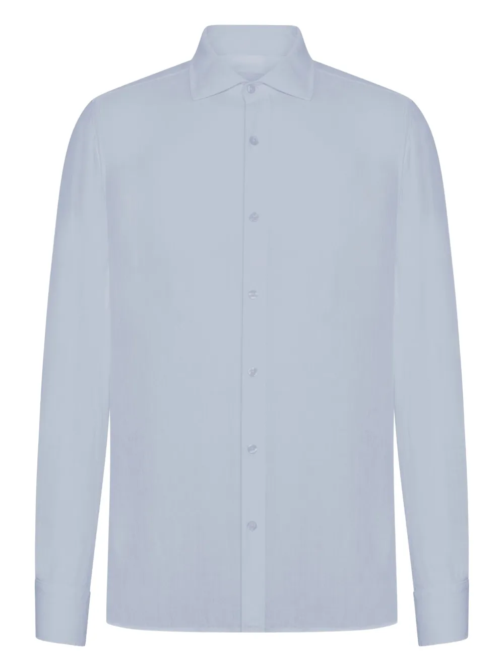 120% Lino camisa de lino | azul | Image 1