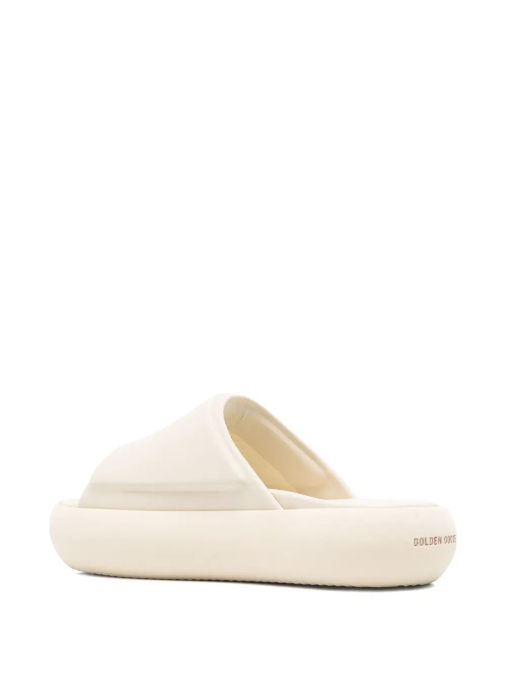 Golden Goose Space Slides In Neutral