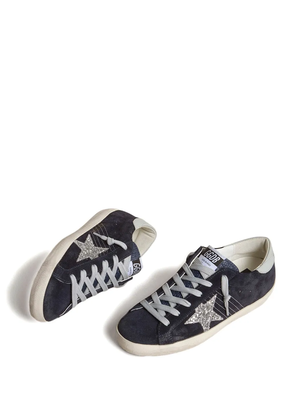 Golden Goose Super-Star glitter-detail sneakers | Low-Tops | Image 2