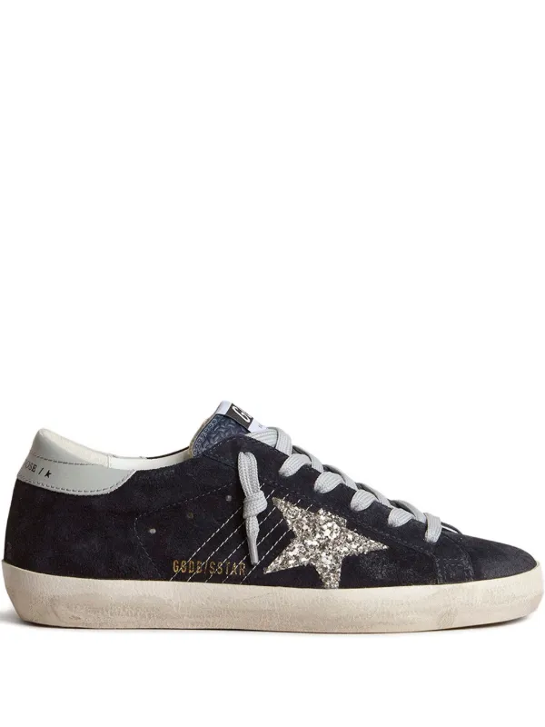 Golden Goose Super-Star glitter-detail Sneakers Blue FARFETCH PH