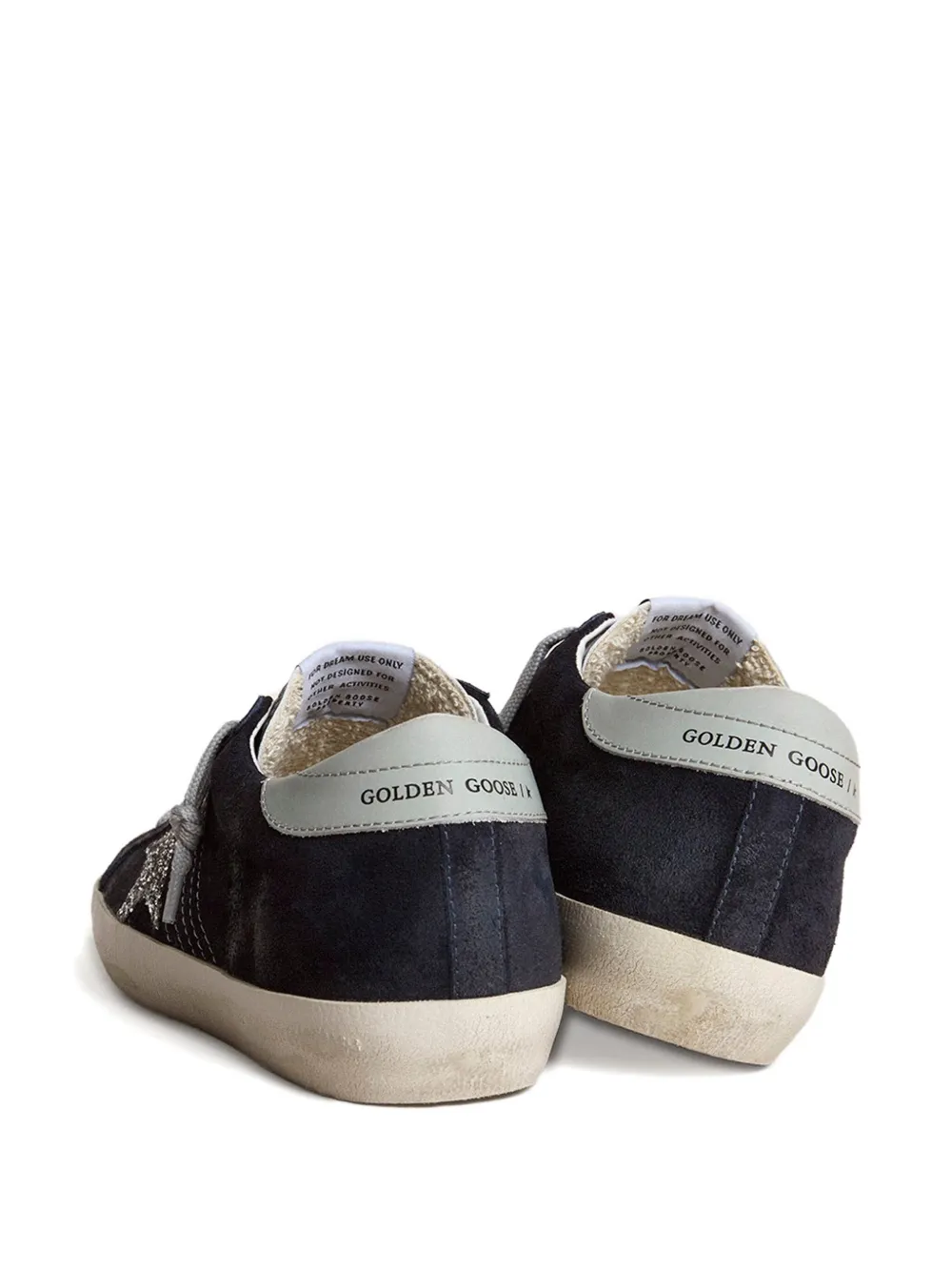 Golden Goose Super-Star glitter-detail sneakers Black