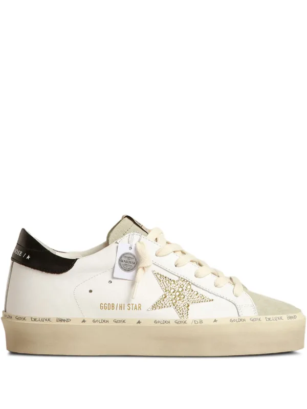 Golden Goose Hi Star Leather Sneakers White FARFETCH HU