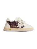 Golden Goose Ball Star glitter trainers - White
