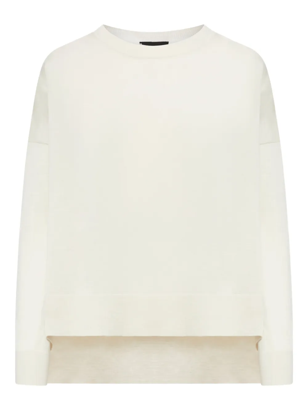 oversized crew-neck sweater