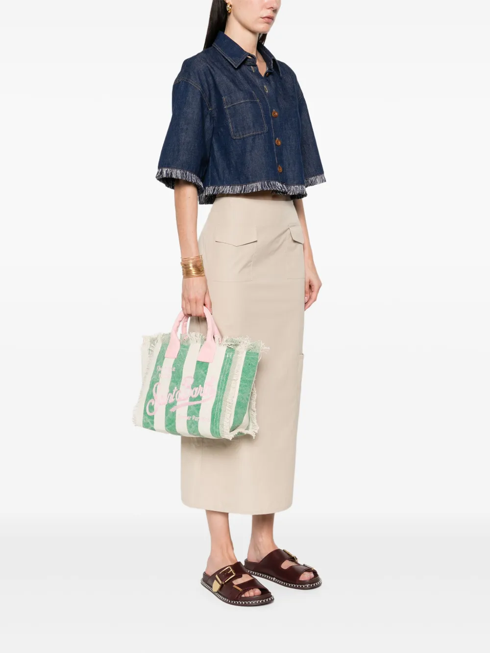 MC2 Saint Barth Colette Tina shopper - Beige