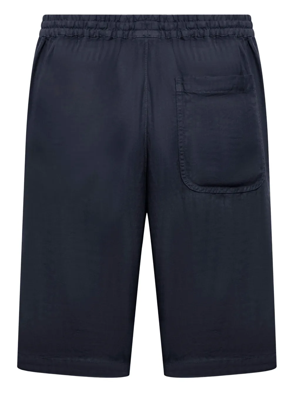120% Lino Linnen bermuda shorts - Blauw