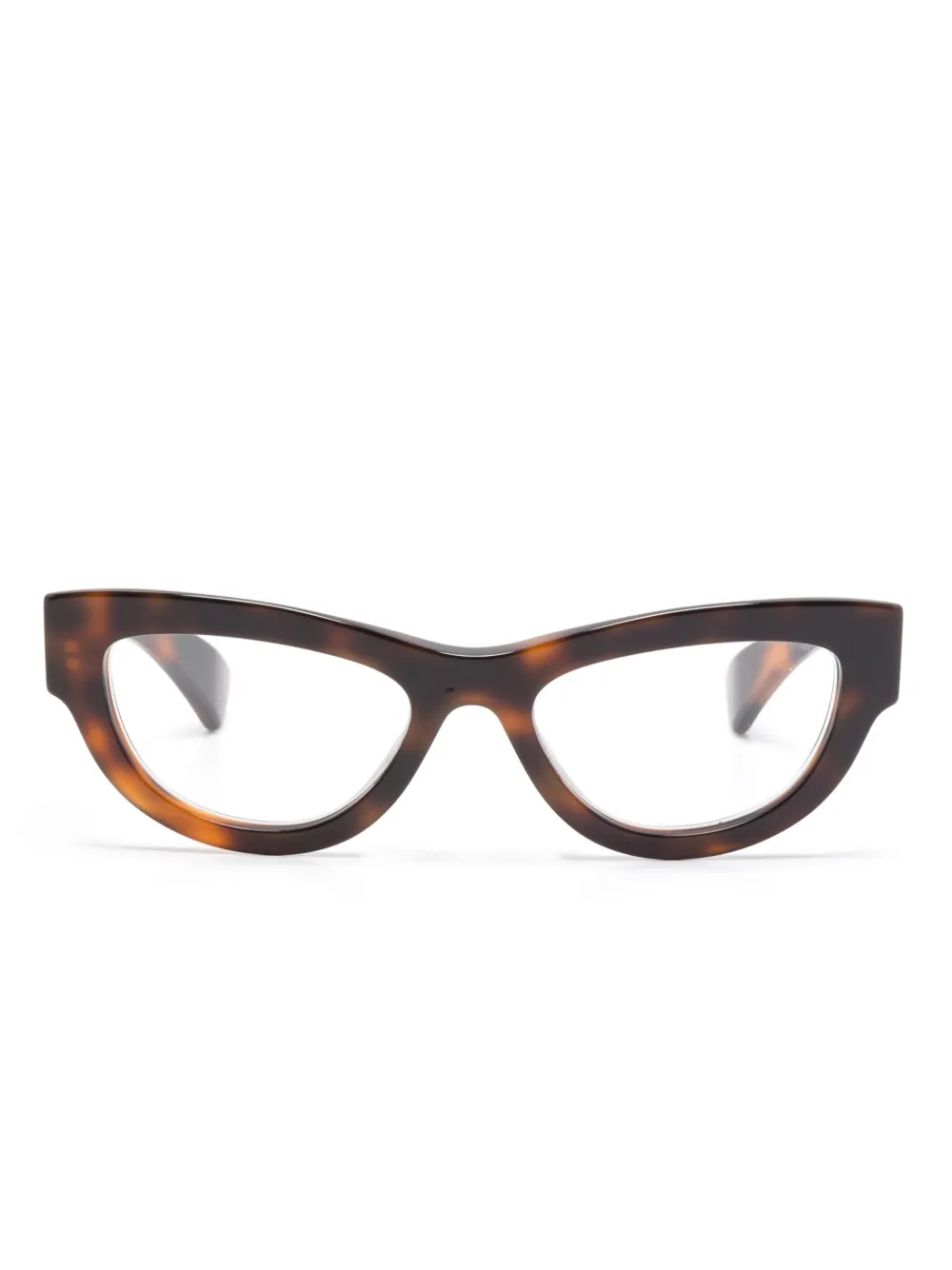Gucci Eyewear Bril met cat-eye montuur Bruin