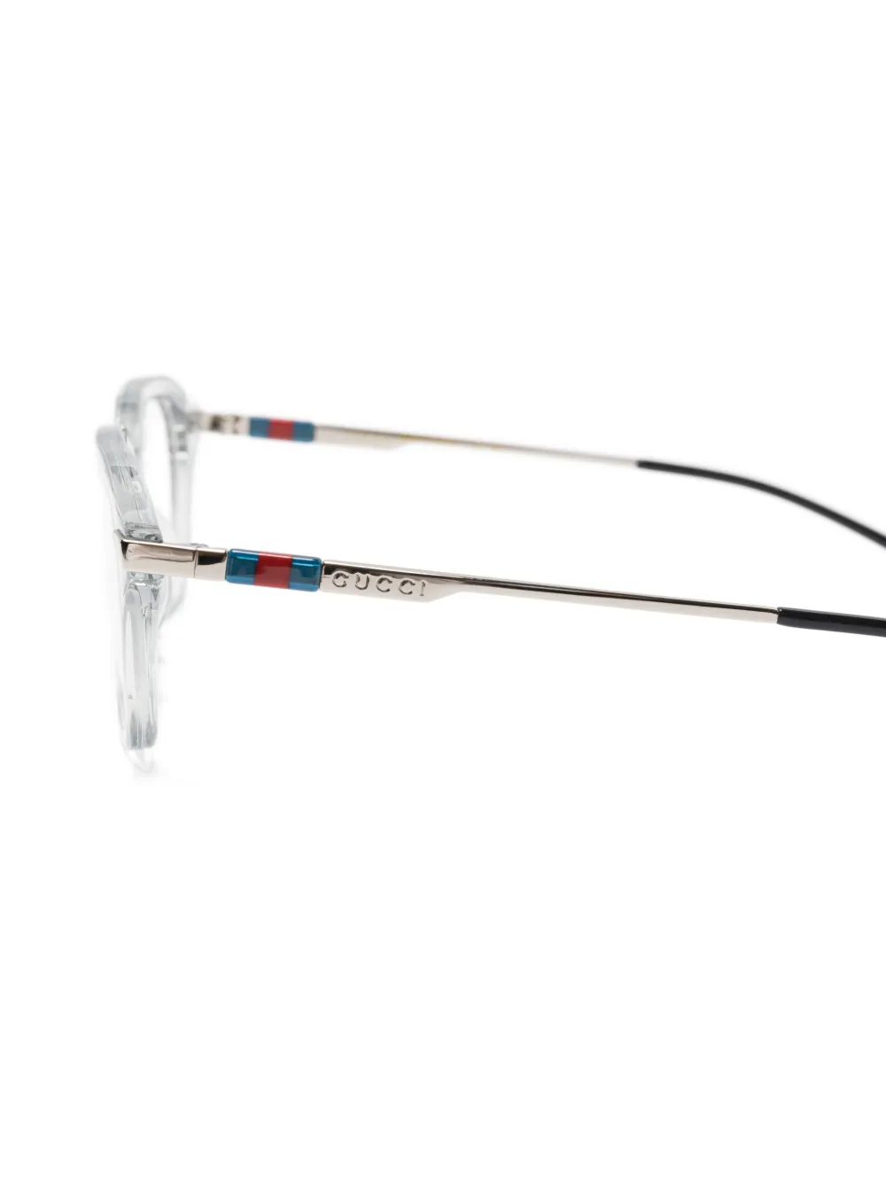 Gucci Eyewear Bril met vierkant montuur Wit